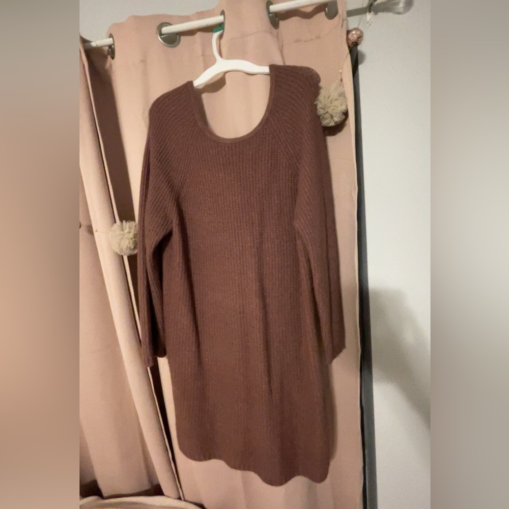 Long sleeve Aerie knitted sweater dress
